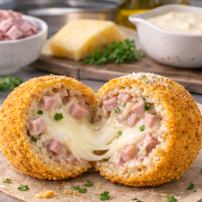 Arancini Ham & Mozzarella 220 gr. | Mixed Pack 6-12-24-48 - Choose your preferred Flavours when order!