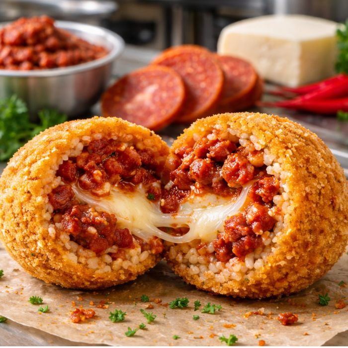 Arancini Chilly Pork Nduja Sausage - 220 grams | Mixed Pack 6-12-24-48 - Choose your preferred Flavours when order!