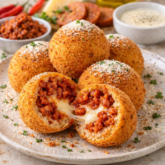 Arancini Chilly Pork Nduja Sausage - 220 grams | Mixed Pack 6-12-24-48 - Choose your preferred Flavours when order!