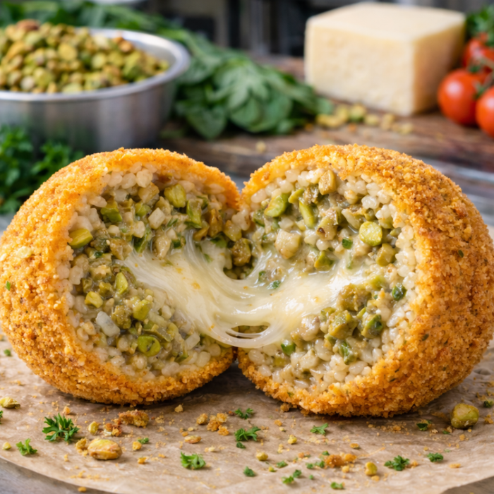 Pistachio Béchamel Arancini & Mozzarella 220gr. | Mixed Pack 6-12-24-48 - Choose your preferred Flavours when order!