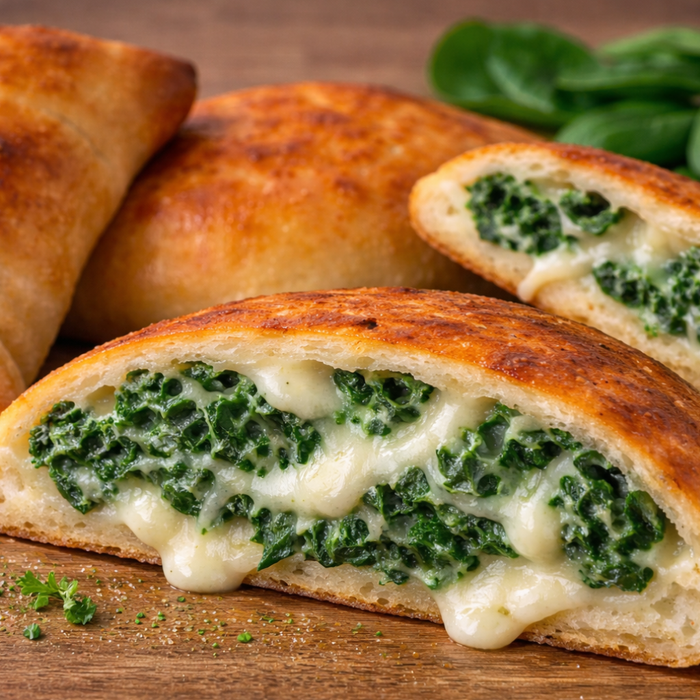 Calzone Spinach Mozzarella Béchamel | Same Flavour 2-4-8 Calzoni options x 180g