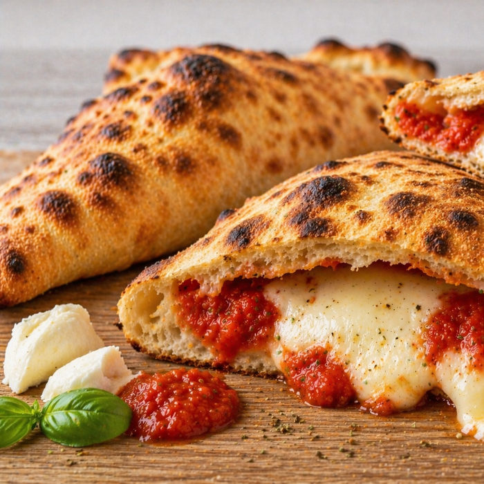Rustic Calzone Tomato Mozzarella | Same Flavour 2-4-8 Calzoni options x 280 gr. (v)