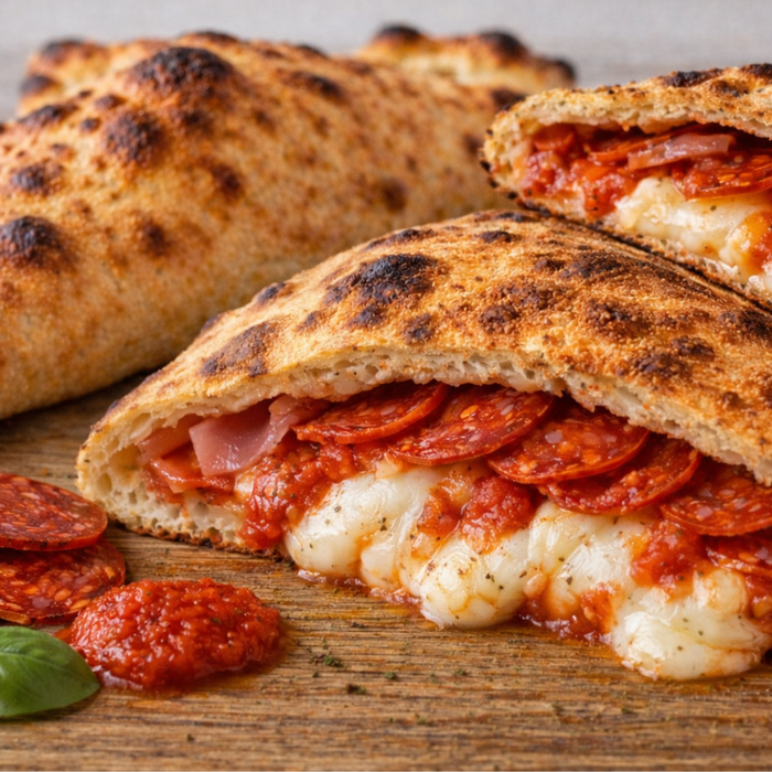 Rustic Calzone Chorizo Mozzarella | Same Flavour 2-4-8 Calzoni options x 280 gr.