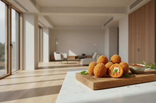 Arancini Tomato & Mozzarella, 3kg, 50 pcs per box - 60 gr each Don Arancini