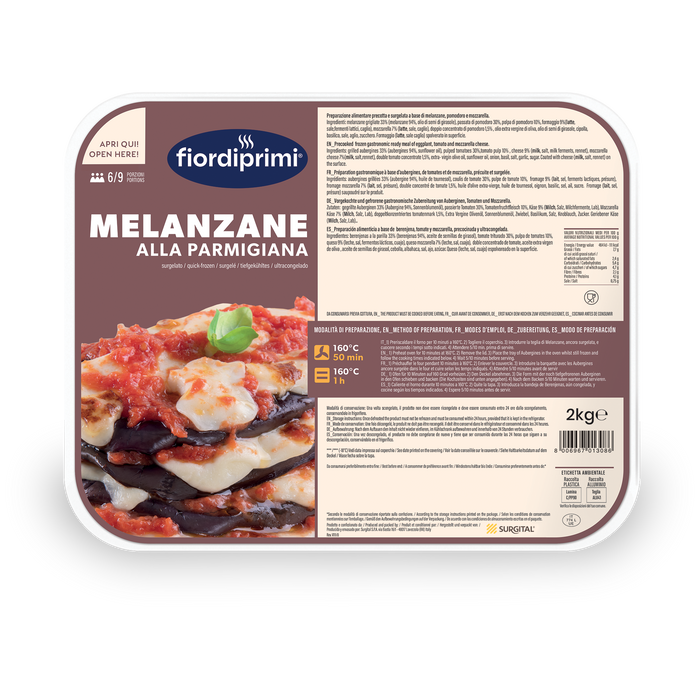 Melanzane alla Parmigiana | 2 kg 6/9 Portions