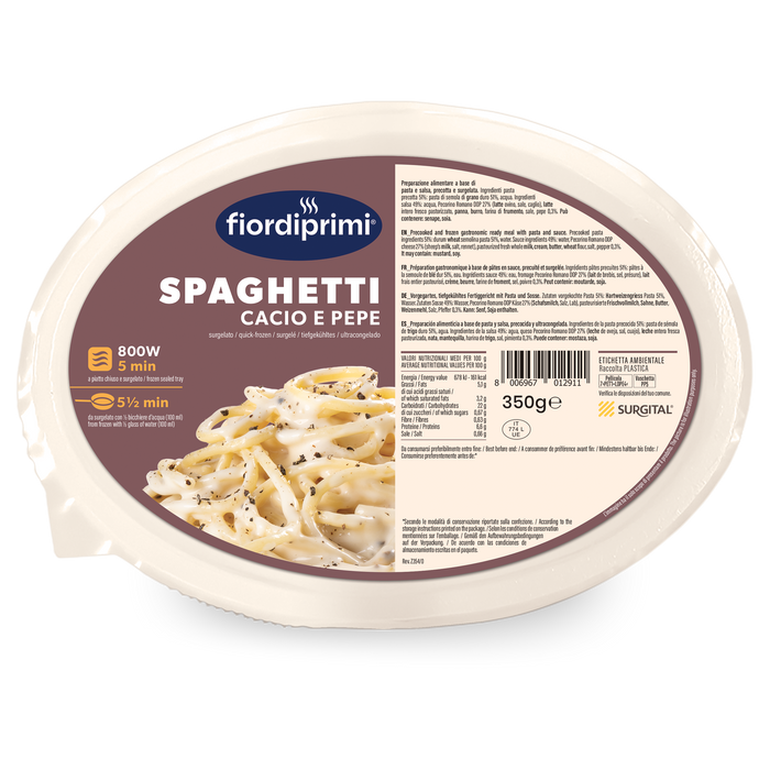 Spaghetti Cacio. e Pepe nero. Pecorino Cheese and Black Pepper 350g