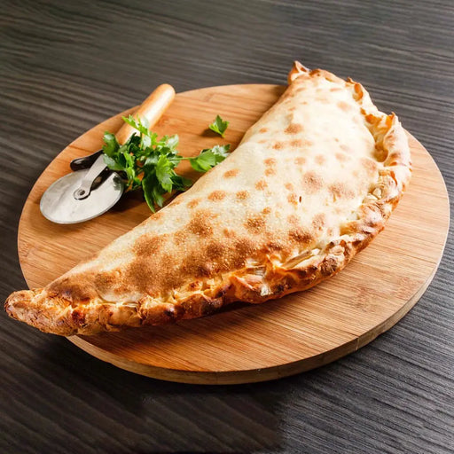 Rustic Calzone Chorizo, Fried Onion, Tomato Mozzarella - 250 grams each Don Arancini