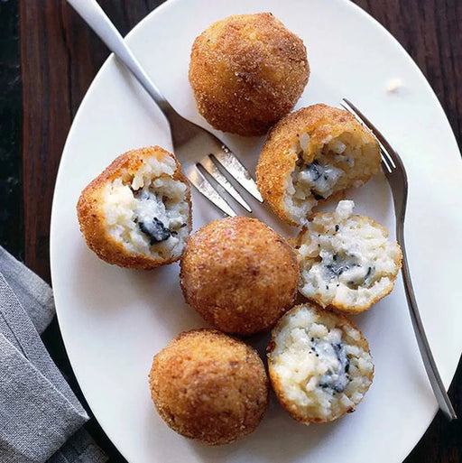 Arancini Mini Mix Mushroom, Mozzarella & Bechamel Sauce, 3kg, 100 pcs per box - 30 grams each Don Arancini